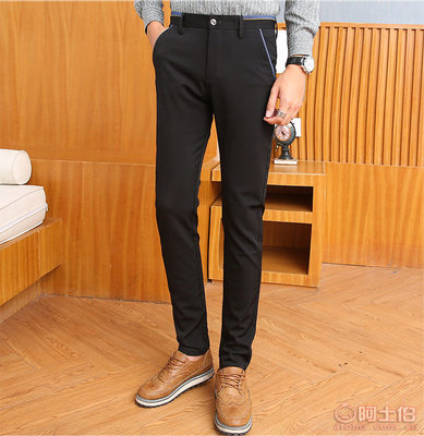 【潮流時尚秋季潮流休閑小腳褲韓版修身彈力男褲廠家代批發時尚男式休閑褲b618b 618】深圳市福田區圳鑫隆服飾商行 - 產品庫